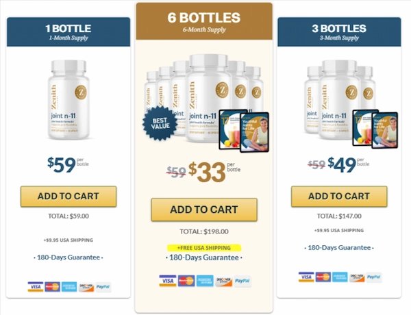 Joint N-11 Price Details