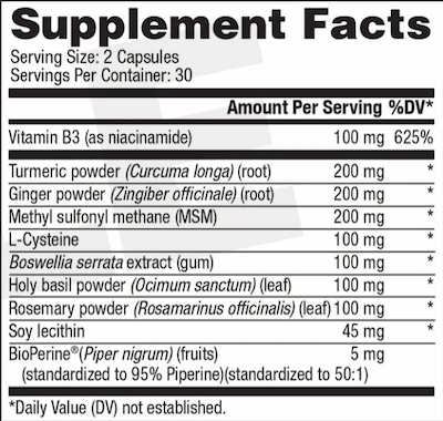 Joint N-11 Supplement Facts