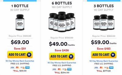 Beyond Nerve Relief Pricing Details